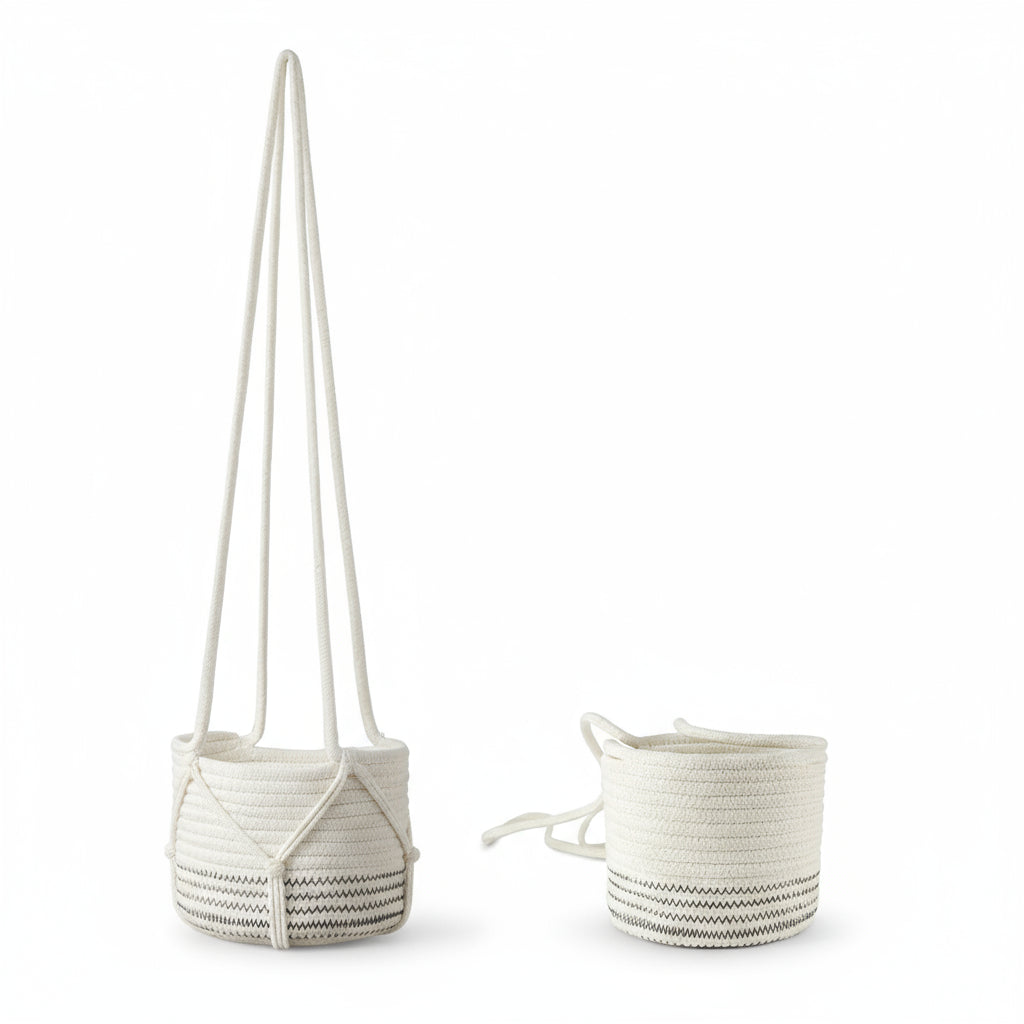 Woven Hanging Planter Basket