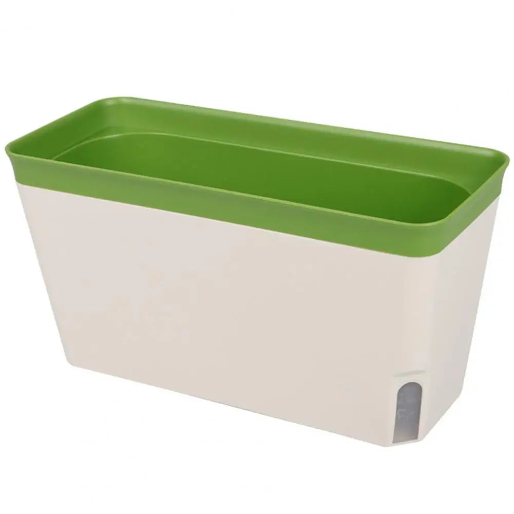 Rectangular Self-Watering Pot